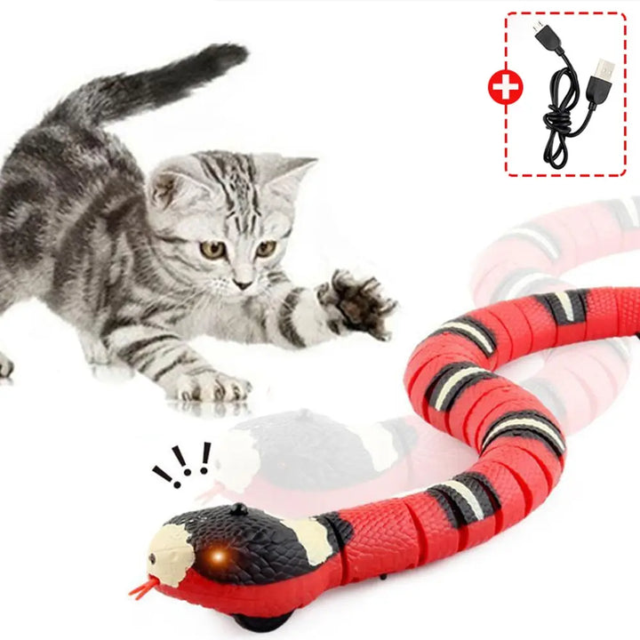 Smart Snake Sensing Cat Toys