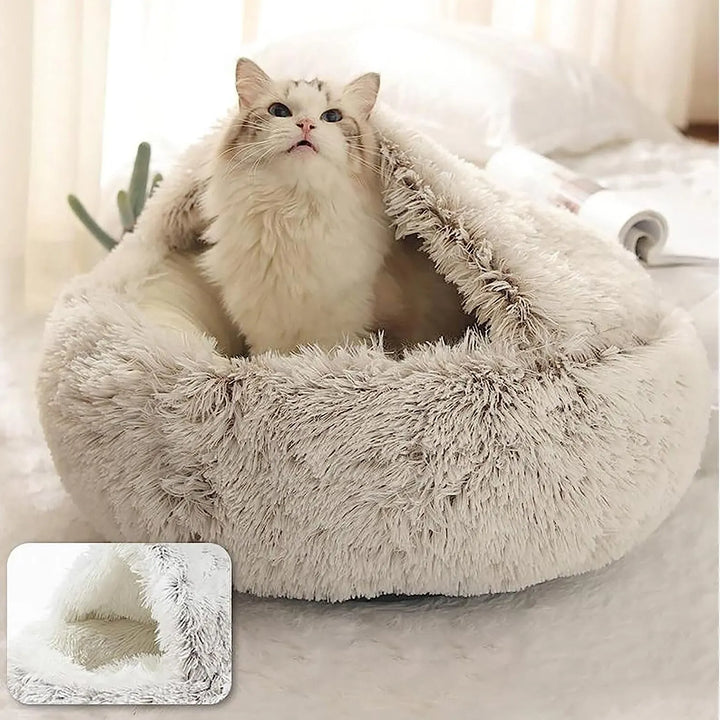 Soft Plush Pet Bed with Cover