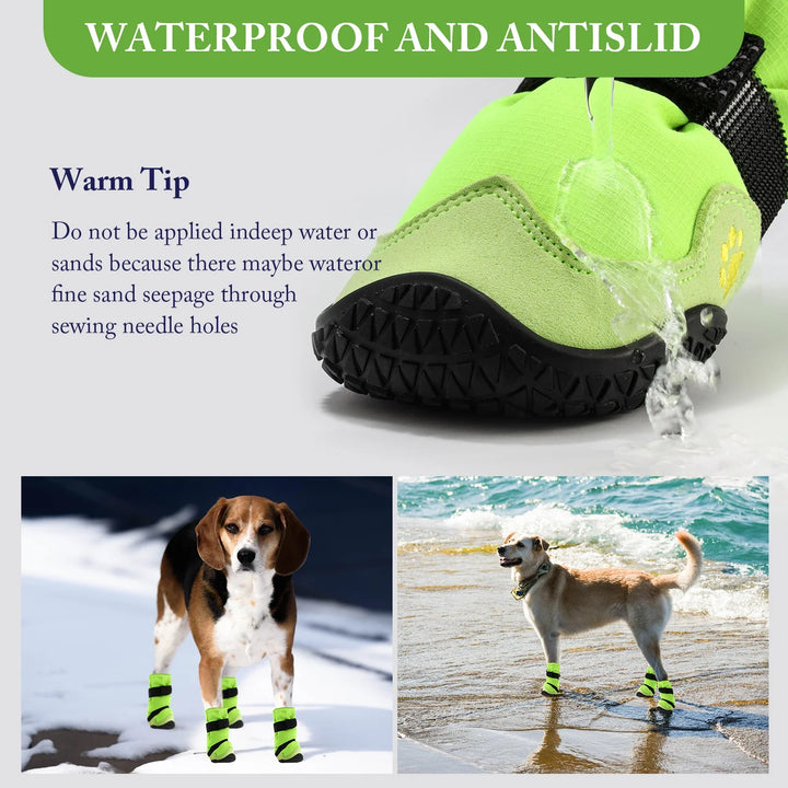 Anti-Slip Dog Snow Boots