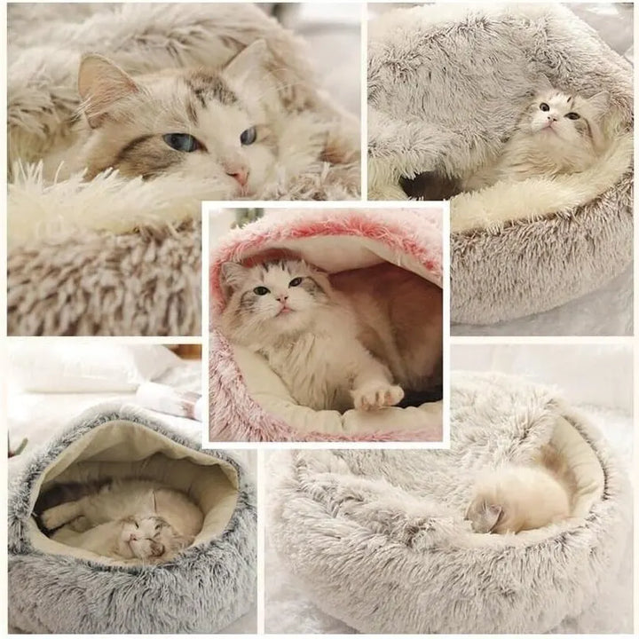 Soft Plush Pet Bed with Cover